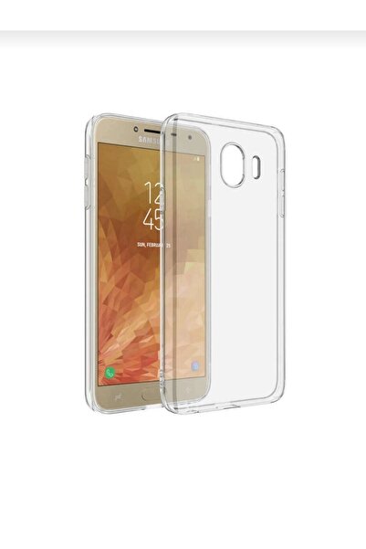 Samsung Galaxy J4 Şeffaf Silikon Kılıf (LÜTFEN J4 PLUS MODELİ ILE KARIŞTIRMAYINIZ)