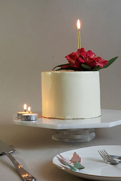 ioadesign Icon Model - Real Marble Octagonal Stand - Cake, Cake, Cheese Stand
