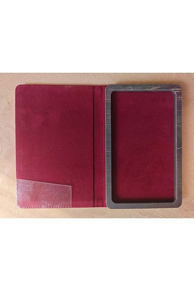 ankara menü (1 PC)11,5x19 Leather Calculation Box, Money Box, Bill, Countertop