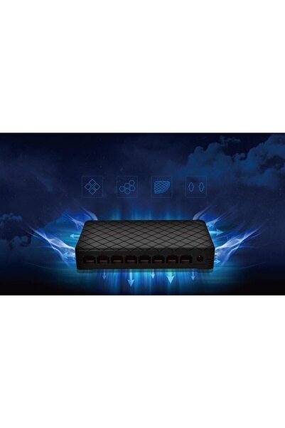 RUIJIE REYEE Reyee Rg-Es08 8 Port 10/100 Fast Ethernet Plug and Play Plastic ...