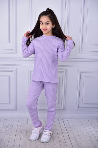BUUFUU Cotton Long Sleeve Chain Braided Seasonal Suit Set for Mother and Daughter