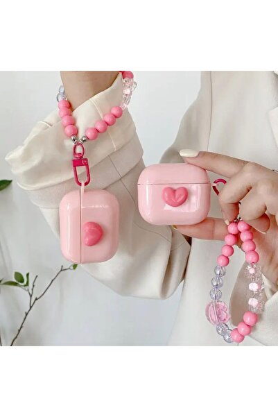 HappyCase Air Pods Pro ve Pro 2.Nesil Uyumlu Koruyucu Kulaklık Kılıfı Sevimli...