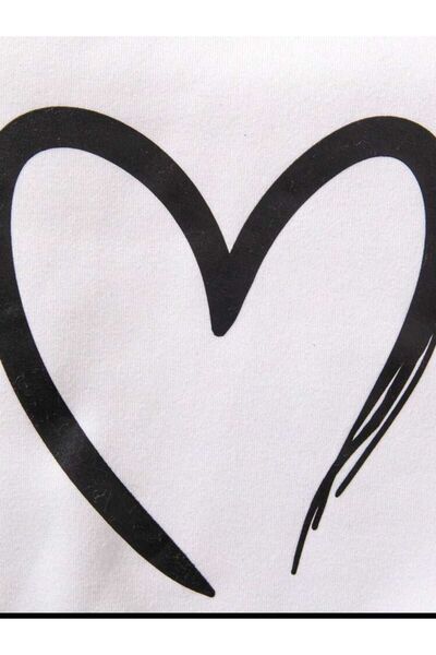 Deocept Σετ γυναικεία αθλητική φόρμα Color Printed Crew Neck - Oversize Boyfirend