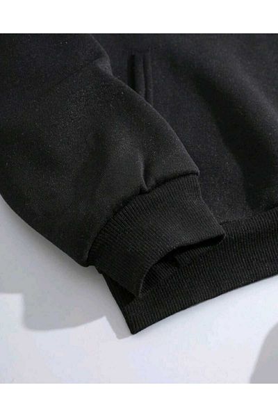 Deocept Oversize Hooded 3-Piece Tracksuit Set - Shorts and Sweatshirt Set