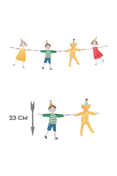 Big Party Hand in Hand Kids Uzar Ornament 12 Pieces