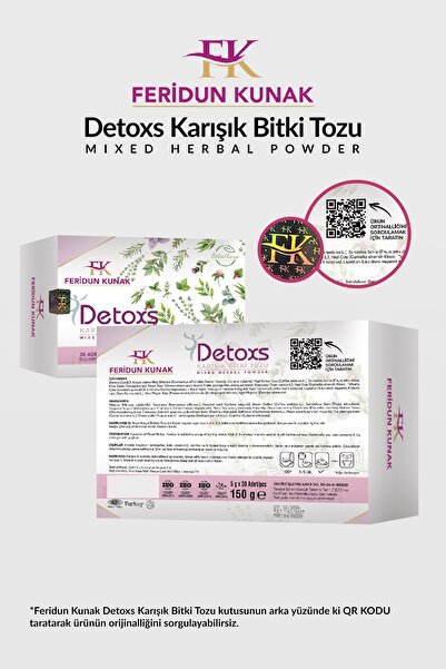 Feridun Kunak Karışık Bitki Amaranth Detoxs Çayı 30 Adet
