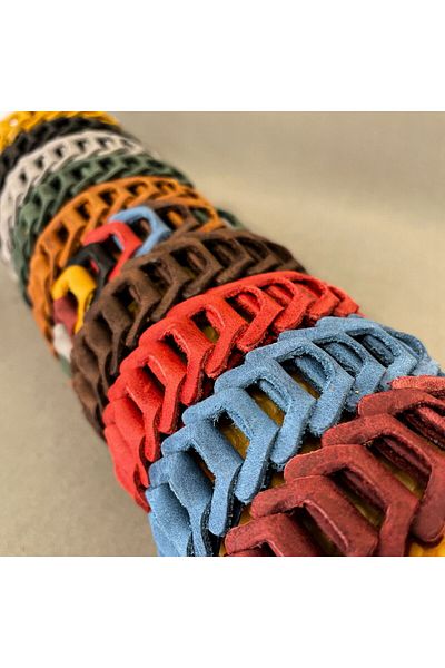 ipekbazaar Men's and Women's Unisex Genuine Leather Bracelet - Adjustable Puzzle, 1 Piece