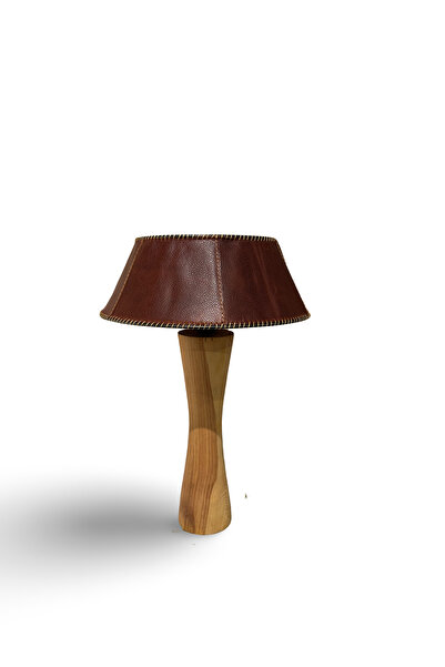 sohomanje Gerçek Deri Tasarım Abajur