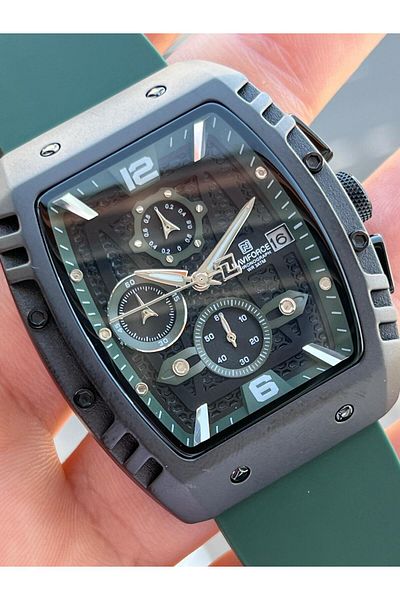 Naviforce Silikon Kordon İç Fonksiyonları Aktif İyon Kaplama Kasa Analog Erkek Kol Saati ENF.8025.YS