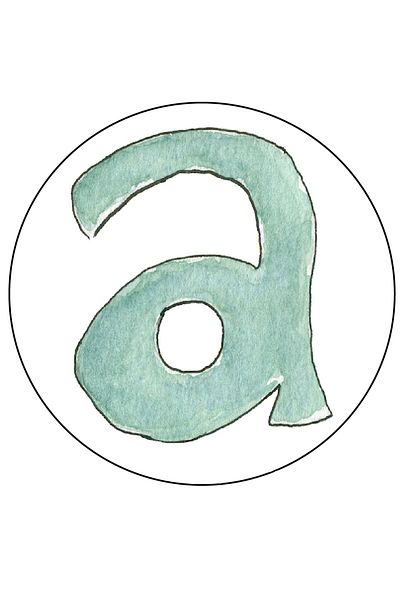 MUCA رقعة Agu - حرف A