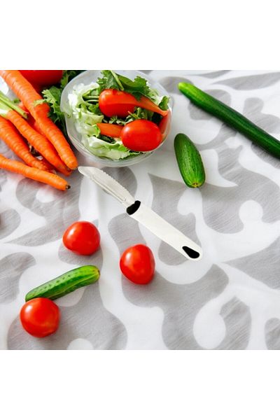 tg tek-iş global Stainless Steel White Fruit Vegetable Peeler - Multifunctional, Sharp Blade