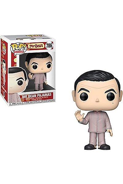 Funko 40146 Pop Figure - Tv: Mr Bean Pajamas W/Teddy Bear Chase, Multicolor