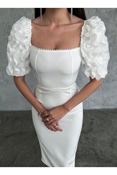 Elbisen Burada Beyaz Elbise Nikah Söz Elbisesi