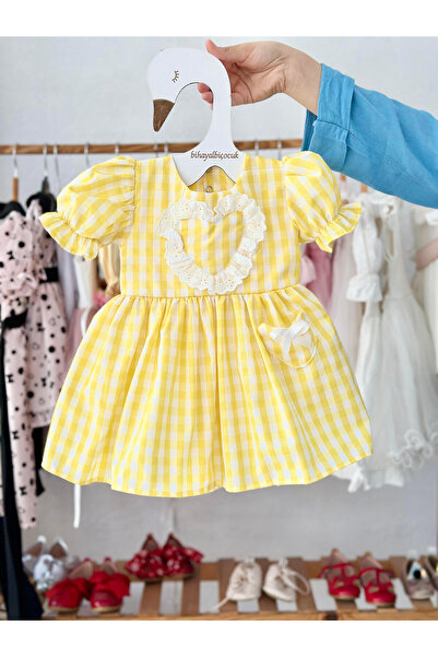 BİHAYALBİÇOCUK Lover Kareli Elbise