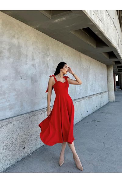 Sindimoda Dress with Shoulder Tie