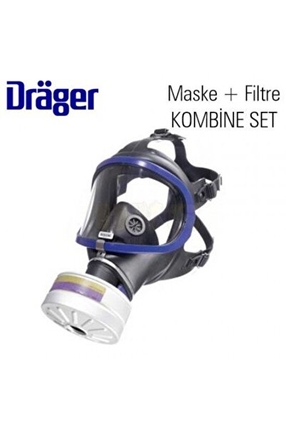 Dräger Drager 6300 Tam Yüz Maskesi + (filtre)