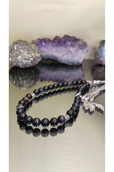 kuartz سبحة معتمدة من حجر العقيق. تم اختباره واعتماده من قبل الخبراء.