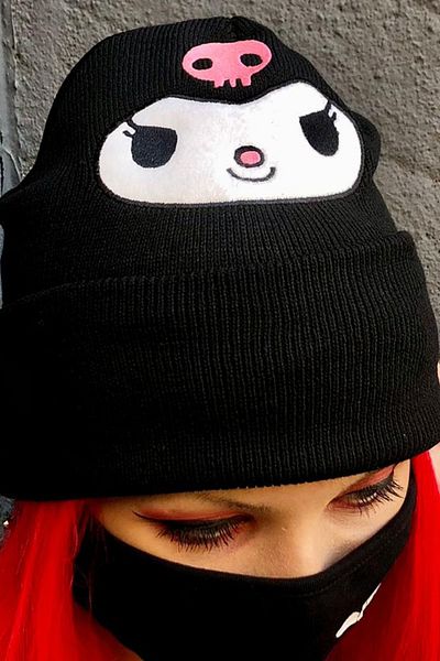 Köstebek Anime Fantasy Magic Melody - Kuromi Black Beret