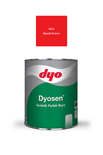 Dyo Sen Sentetik Parlak Boya Bayrak Kırmızı