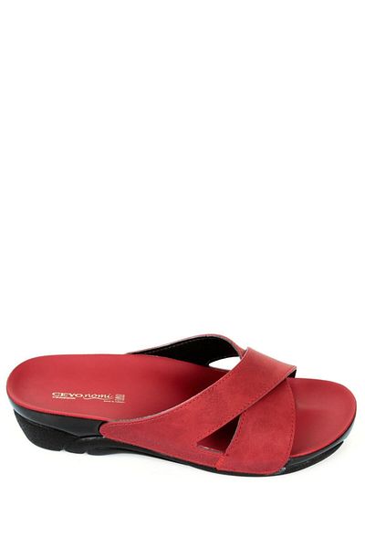 Ceyo Papuci de damă Red Venice-9 06550