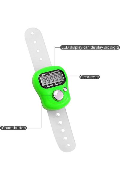 Boldy Zikirmatik Sports Counter Tasbih - Inel Zikirmatik cu contor digital electronic (1 bucată)