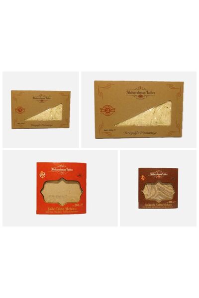 peynel Abdurrahman Tatlıcı Tereyağlı Pişmaniye 400g (2ad) Sade Tahin Helvası ...