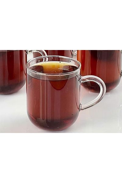 esdekor Termisil Houseware Home Goods Mug Glass 250ml Healthy Transparent Tea Cup Heat Resistant 1 Piece