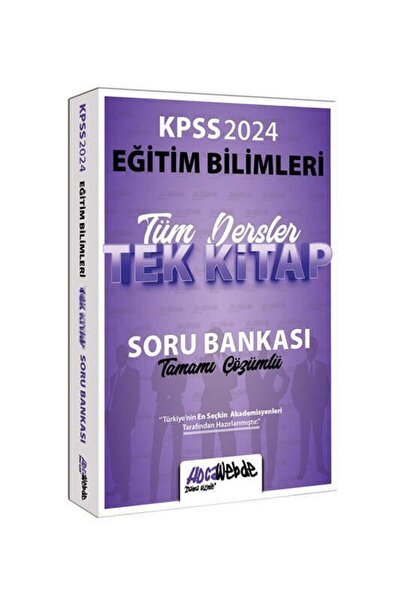 Hocawebde Yayınları HocaWebde 2024 KPSS Eğitim Bilimleri Tüm Dersler Tamamı Ç...