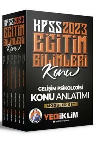 Yediiklim Yayınları 2023 Kpss Eğitim Bilimleri Konu Anlatımlı Modüler Set