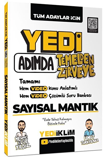 Yediiklim Yayınları Yedi Adımda Temelden Zirveye Sayısal Mantık Video Konu An...