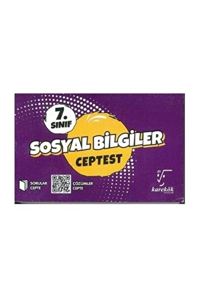 Karekök Yayınları Karekök 7. Sınıf Sosyal Bilgiler Cep Test