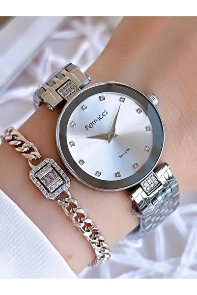 Ferrucci New Season 30 Mt Water Resistant Steel Cord Women's Wristwatch - 2 Y...