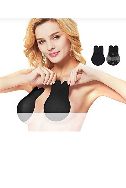 ROZENİN LINGERIE Göğüs Dikleştirici Dekolte Abiye İçi Göğüs Ucu Gizleyici Push Up Silikon Sütyen