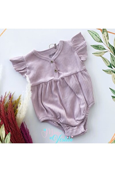 Kidaxi جسم فيونا برقبة على شكل حرف V - نصف كم قصير وأزرار أمامية