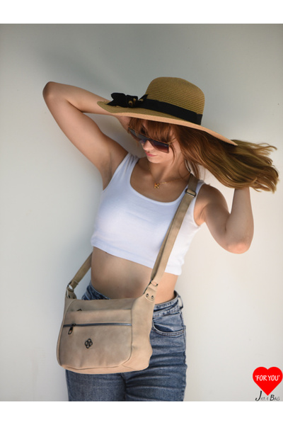 JARA Bag Geantă de umăr Hera Original Daily, din piele naturală moale, cu mai...