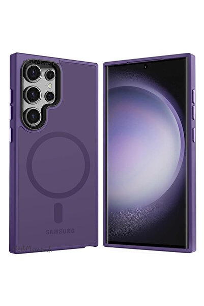 m.tk moveteck Samsung Galaxy S24 Ultra Kılıf Mat Magsafe Şarj Özellikli Darbe...