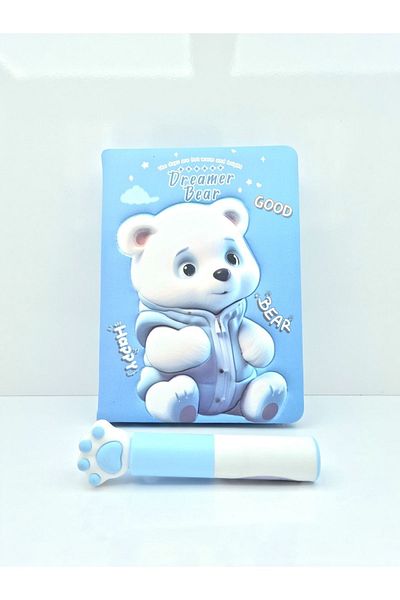 Mikro 3D Embossed Puffy Fluffy Notepad - 12*18 96yp Highlighter Set