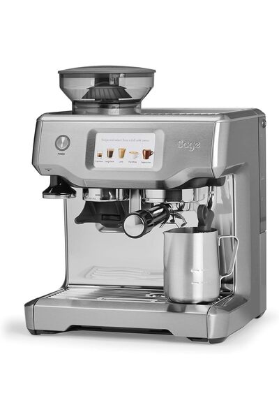 Sage Appliances Barista Touch Espresso Makinesi Ve Kahve Makinesi, Süt Köpürtücü, Ses880bss, Fırçala