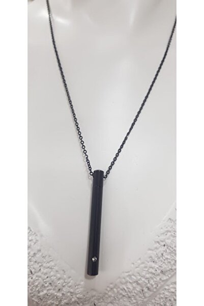 vogutima jewelery&silver by timuçin mavili شخصية للجنسين اسطوانة بار قلادة