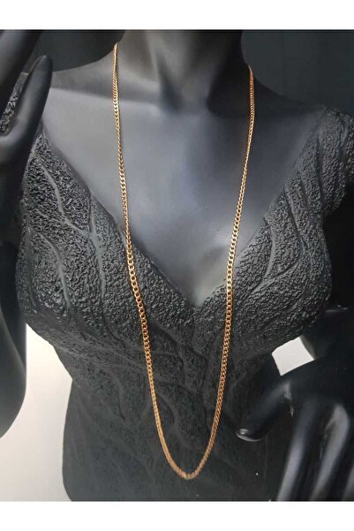vogutima 80 Cm Uzunluk Gurmet Model Zincir • Rose Renk Çelik Unisex • Sevgili...
