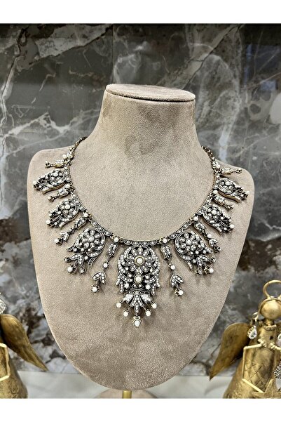 vogutima İncili Elmas Montür Hurem Sultan Taşlı Gerdanlık Sevgiliye,anneye,ar...