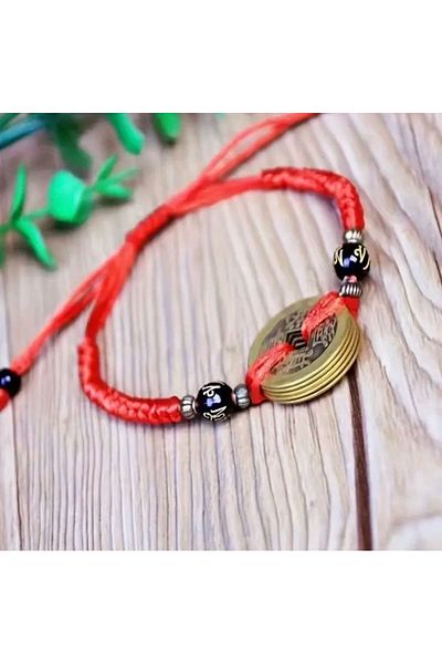 PİRAMİGO Feng Shui Chinese 5 Coins - Lucky Pixui Bracelet Fortune