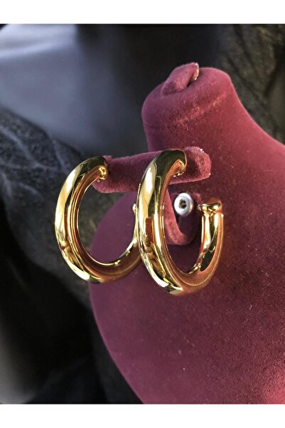 vogutima Xuping Model Kalın Boru Halka Tasarım Sevgiliye,eşe,anneye,arkadaşa Hediye Küpe