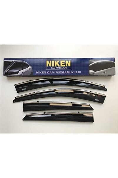 Niken Fiat Doblo Kromlu Cam Rüzgarlığı Krom Rüzgarlık 2012 - 2021