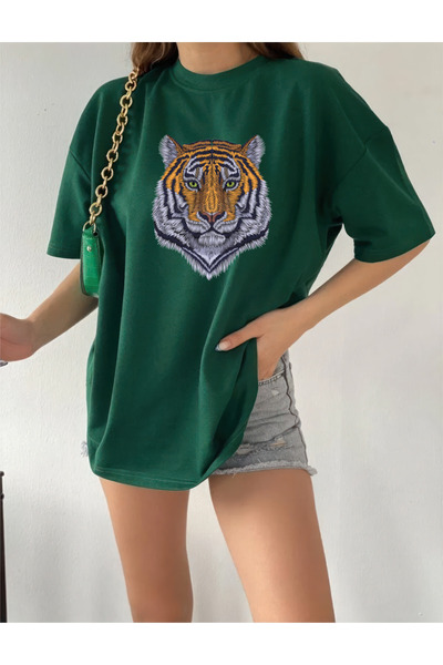 oneagılyazı Μπλουζάκι με στάμπα με σχέδιο Tiger