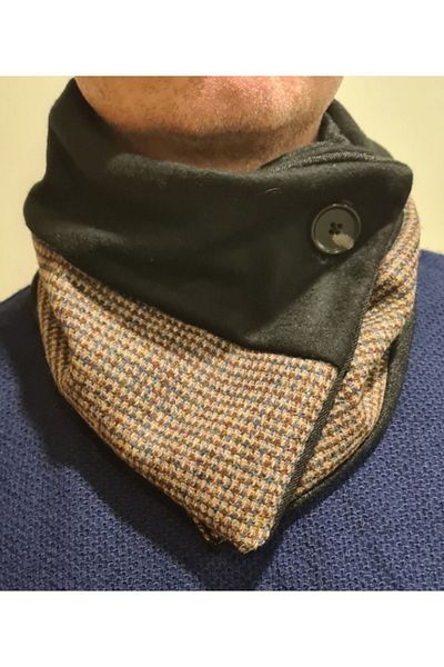 Leylace New Model, Leylace Winter Wool Double Color Men's Neck Collar-21