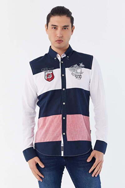 Galvanni Erkek Beyaz Gömlek - Mıvas White