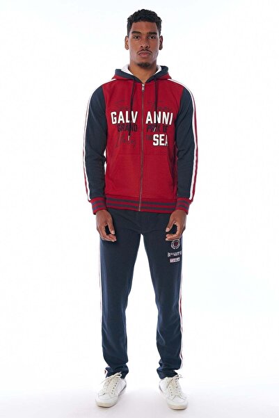 Galvanni Erkek Kırmızı Eşofman Takımı - Mateta Chili Pepper