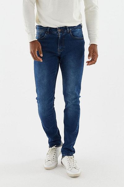 Galvanni Men's Dark Blue Jeans - Oskar Dark Blue