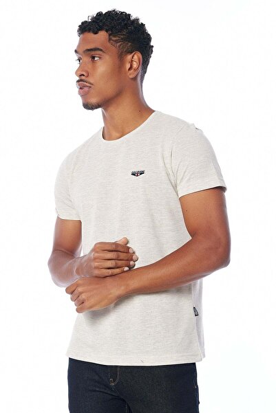 Galvanni Men's Gray T-Shirt - Rave Gray Multi Pattern